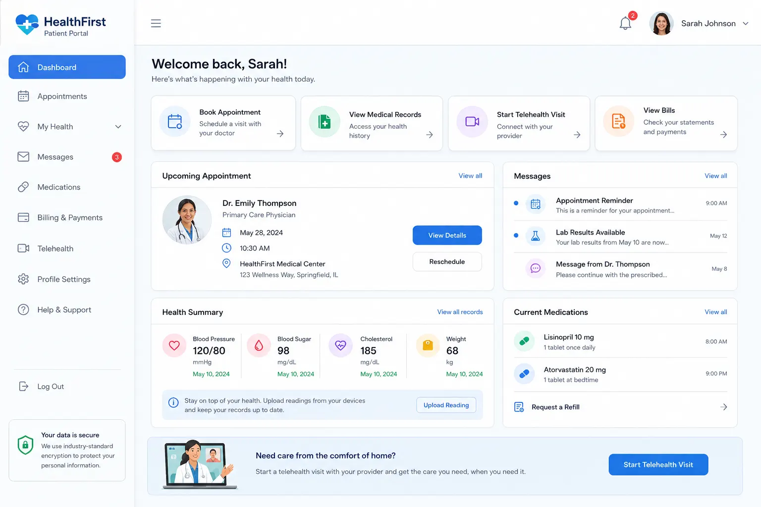 Healthcare Patient Portal